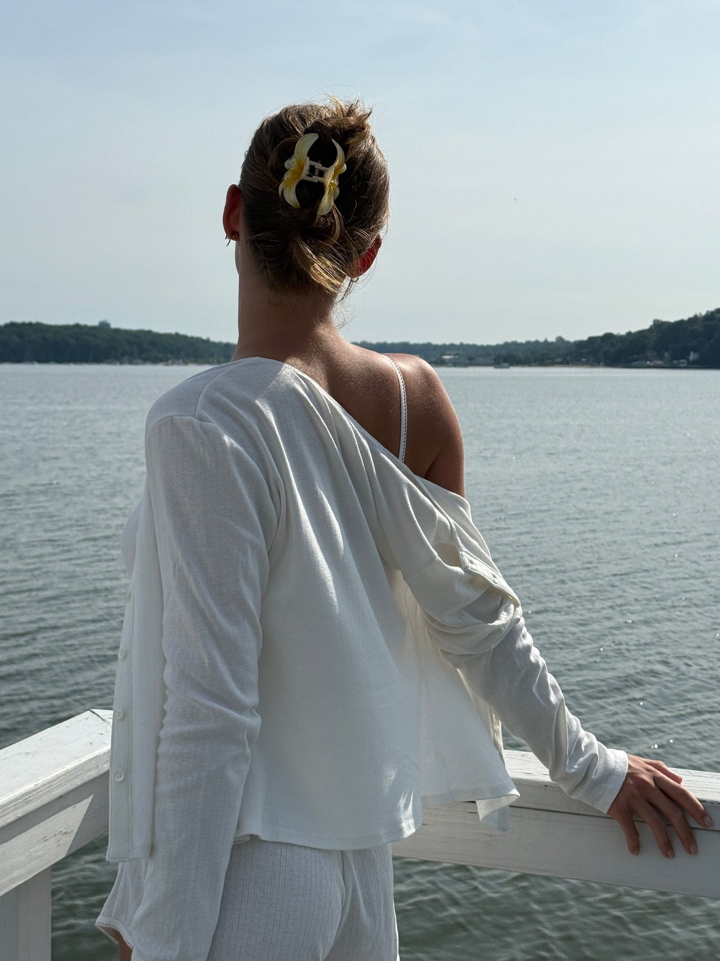 Pointelle Cardigan